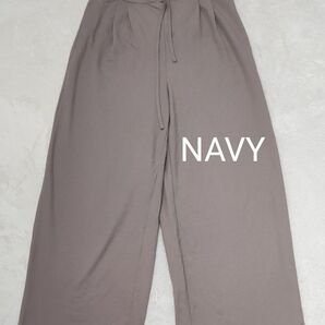 NAVY ワイドパンツ L