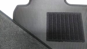 スズキハスラーMR31SMR41Sオートマ専用フロアマット運転席＆助手席用フロントのみ 1セット黒色ラバー製　新品オーダーメイド