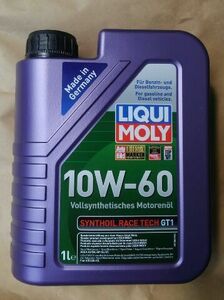 モータースポーツ対応オイルLIQUIMOLY20911リキモリシンゾイルレーステックGT1エンジンオイル1L10W60SLCFガソリンディーゼル兼用オイ