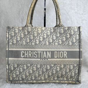 売り切り　クリスチャンディオール Dior ブックトート トロッター　キャンバス　トートバッグ