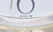 ▲(R605-I81) 動作品 SEIKO セイコー QZ670G QUARTZ クォーツ クリスタルガラス 回転飾り 置き時計 高さ約25cm×横約20cm×幅約10cm_画像4