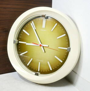 ▲(R605-H66) 動作品 SEIKO セイコー TRANSISTOR トランジスタ TA552 掛け時計 壁掛け時計 時計 直径約31cm
