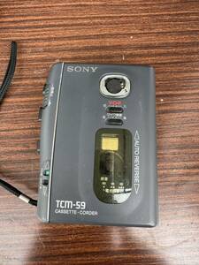 SONY カセットレコーダー 再生 録音 TCM-59