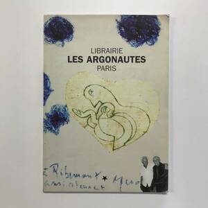 稀覯本目録　LIBRAIRIE LES ARGONAUTES PARIS 　t00430_fb7