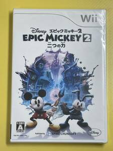 【未開封】 (Wii) ディズニー エピック ミッキー 2 二つの力 EPIC MICKEY 2