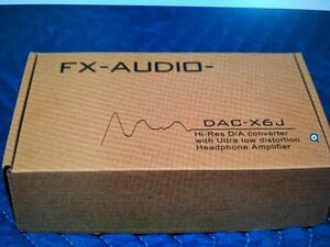 FX-AUDIO-DAC-X6J ヘッドフォンアンプ搭載 ハイレゾDAC USB 光 同軸 デジタル ACアダプター付き