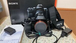 SONY α7 body strap, battery, grip, original box attaching photographing sheets number approximately 4700 sheets 