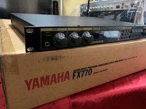 YAMAHA FX770 ギターエフェクトプロセッサー　激レア箱付き！　動作良好！送料無料！