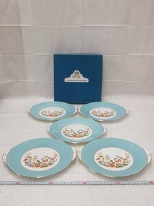 P2573 Aynsley Einzley B &amp; B Plate 5 Dish Paper Box