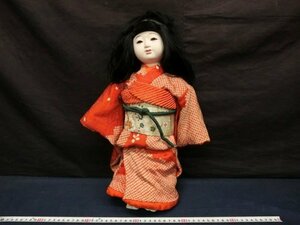 L6914 長山作 ジャンク品 リメイク用 カスタム用 日本人形 和人形 着物 置物 インテリア