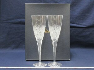 P2909 STARS Франция crystal стекло бокал для шампанского 1 пара бумага коробка 3