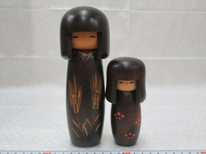 P3032. Saburou kokeshi новое время kokeshi большой маленький 2 пункт произведение kokeshi дерево прикладное искусство 