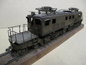 A6144 [O gauge ] Manufacturers unknown railroad model made of metal EF5822 locomotive 3kg present condition goods 