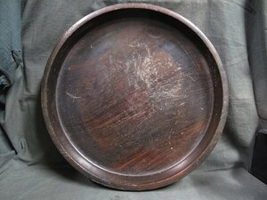 A6254..... circle tray tea tray approximately 28cm diameter 375g