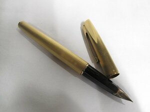 A6361 Waterman gold color body pen .18K fountain pen present condition goods 