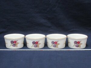 P3193 ロイヤルウースター Royal Worcester イヴシャム ココット皿 4客