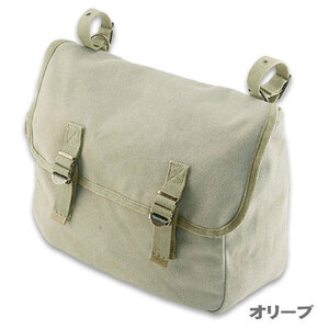 DIN MARKET／ディンマーケット Canvas Saddle Bag（キャンバスサドルバッグ）　カラー：オリーブ