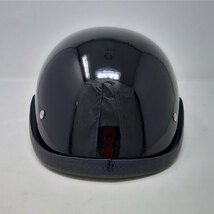 【アウトレット特価！20％OFF！】装飾用ハーフヘルメット　タイプ：ダックテール　HA-24－ブラック－サイズＸＬ_画像4