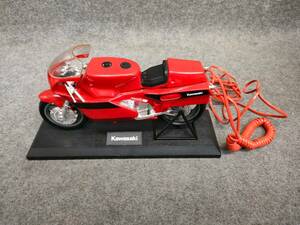 カワサキ(Kawasaki) YE-500 (RED) バイク型電話＆インテリア模型/ /ユピテル /ジャンク品