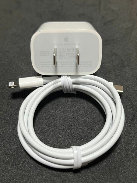 Apple 純正 iPhone iPad 20W充電器＆USB-Cケーブル