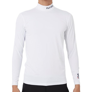 新品 フィラ ゴルフ ハイネック シャツ Lサイズ 白 ホワイト 783-980 蓄熱 UVカット 税込4,290円 インナーシャツ アンダーシャツ 783980