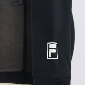 新品 フィラ ゴルフ インナーシャツ アンダーシャツ Lサイズ 黒 ブラック 743-982 吸汗速乾 UVカット 接触冷感 メッシュ地 税込4,620円の画像5