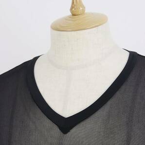 新品 フィラ ゴルフ インナーシャツ アンダーシャツ Lサイズ 黒 ブラック 743-982 吸汗速乾 UVカット 接触冷感 メッシュ地 税込4,620円の画像3