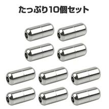 カプセルロック10個セット 結ばない 靴紐バックル シューレースカプセル 耐久性 ネジロック くるくると回して締めるだけ _画像1