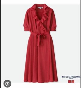 イネス　ユニクロ　UNIQLO　ワンピ　カシュクール　ワンピース　レーヨン ワンピース