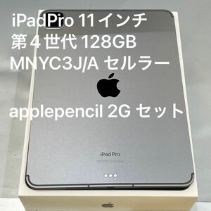 美品 iPad Pro 第4世代 128GB MNYC3J/A 11インチ cellularモデル 残債無 applepencil