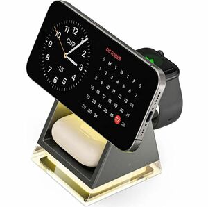 ワイヤレス充電器　3in1 Apple Watch対応