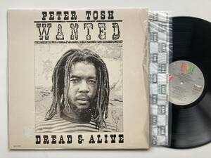 US シュリンク 美品 Peter Tosh Wanted Dread & Alive SO17055 EMI AMERICA /00260