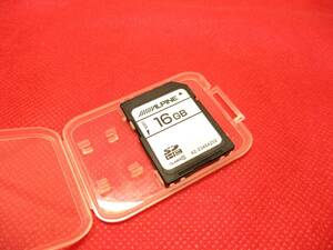 アルパイン SDナビ カーナビ用 16GB　地図SDカード　82‐23464Z02