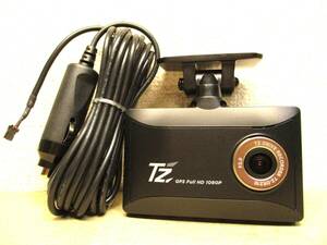 T'Z トヨタ純正オプション コムテック製 前後2カメラのフロントカメラ ドライブレコーダー TZ-DR210 2.7型液晶/GPS/Gセンサー/200万画素 