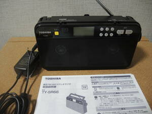 防災ラジオ　LEDライト付　東芝　TY-SR66　TOSHIBA FM/AM 　スマホ音声端子付き　その②