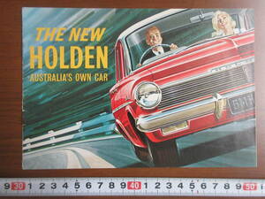 22)『希少メーカー　旧カタログ　ホールデン　THE　NEW　HOLDEN　英語版　サイズ違い』　検GMヤナセミツワウエスタン自動車大洋自動車