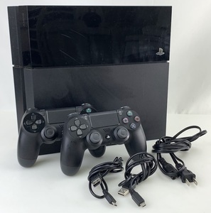 【1円出品】F0592 SONY ソニー PlayStation PS4 プレステ4 CUH-1000A 500GB コントローラー CUH-ZCT2J ブラック 動作確認済み 初期化済み