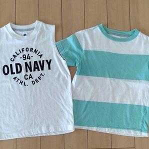 OLD NAVY オールドネイビー 子供服 タンクトップ 、Tシャツ 110cm 2枚組