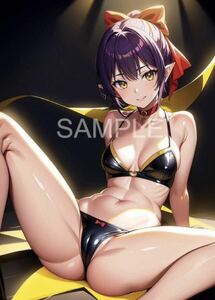 A-15 ゲゲゲの鬼太郎 猫娘 同人 アニメ ポスター A4サイズ 高品質 anime 巨乳 美少女 イラストアートポスター セクシーアート