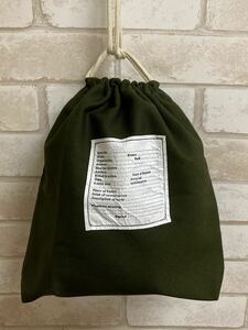 新品USハンドメイド巾着袋　パーソナルエフェクトポーチ　ミリタリーバッグ　アウトドア　キャンプ　サバゲー