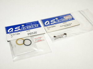 【M1319】O.S. 21415000 コンロッド For 12TG 開封品・21411400 ガスケット セット（OS 小川精機 エンジン スペア 希少 パーツ ラジコン）