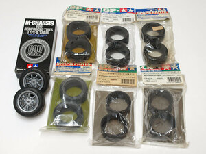 [M1331] Tamiya M chassis for tire * mold inner together set long-term keeping goods Junk (60D fibre mold radial Tamiya )