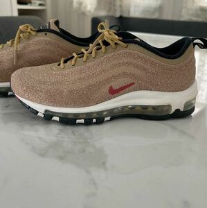 NIKE AIR MAX 97 SWAROVSKI　エアマックス スワロフスキー　ゴールド　クリスタル　23.5㎝　レディース