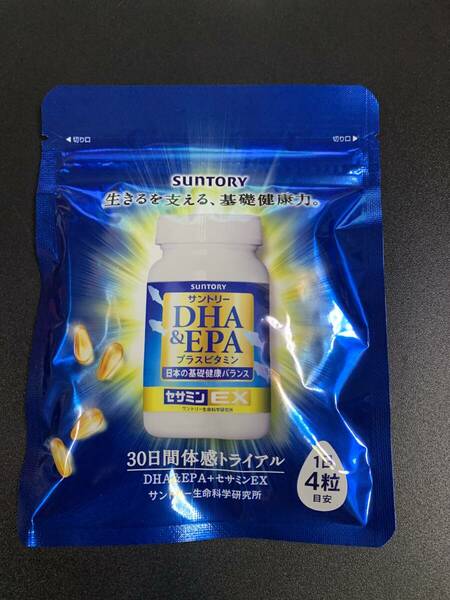 サントリー　DHA&EPAプラスビタミン セサミンEX 30日分（120粒）