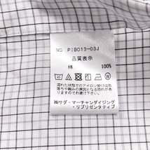 ★【ホワイトチェック！】メーカーズシャツ鎌倉 / チェックボタンダウンドレスシャツ 38-85 SLIM FIT 日本製 / MAKER'S SHIRT KAMAKURA_画像7