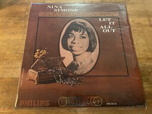 NINA SIMONE LET IT ALL OUT LP US ORIGINAL PRESS!! MONO DG黒ラベル GREAT JAZZ VOCAL!!