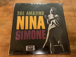 NINA SIMONE THE AMAZING NINA SIMONE LP US EARLY 60'S PRESS!! 希少シュリンク付き