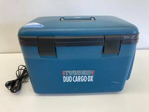 **[USED]TWHINBIRD 2 тип блока питания портативный электронный холодный температура box Duo cargo DX OR-C633 type холодный температура . рабочее состояние подтверждено Twin Bird 120 размер 