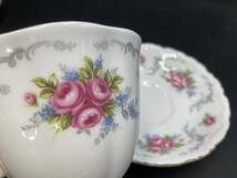 ★◆【USED】ロイヤルアルバート カップ＆ソーサ 5客セット トランキュリティ ROYAL ALBERT 80サイズ_画像7