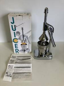 ★◆【USED】JUICER WNNJ-A 手動式 フレッシュジューサー カップ付　100サイズ